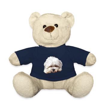 Maltese - Teddy Bear - french navy - Front