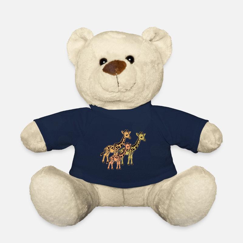 Giraffe Afrika Safari Giraffen - Teddy - French Navy