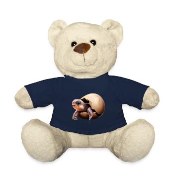 Schildkröte schlüpft aus dem Ei - Teddy - French Navy - Vorne