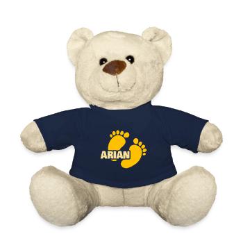 Gift for Arian - Teddy Bear - french navy - Front