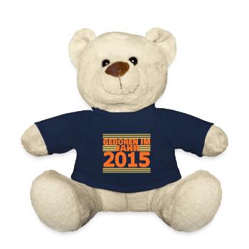 Years 2015 - Teddy Bear - french navy - Front