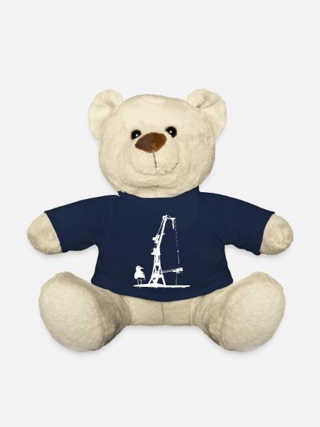 Hafenkran Werft Schiffsbau Dock Hamburg Möwe - Teddy - French Navy
