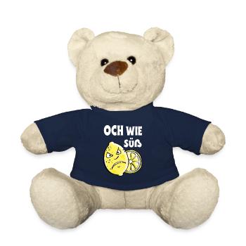 Och wie süß - Zitrone - Sauer - Teddy - French Navy - Vorne
