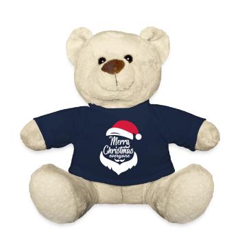 merry christmas everyone - Teddy Bear - french navy - Front
