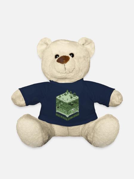 Retro Gaming - Teddy Bear - french navy