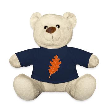 Chêne - Feuille de chêne - Automne - Nounours - bleu marine - Devant