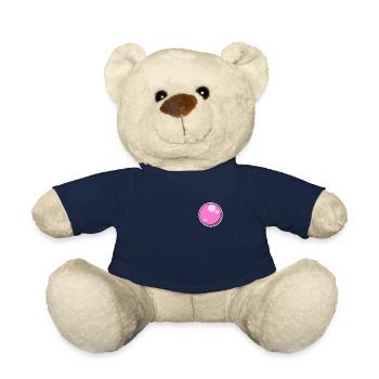 Bubble gum bubble gum bubble retro comic pop art style - Teddy Bear - french navy - Front