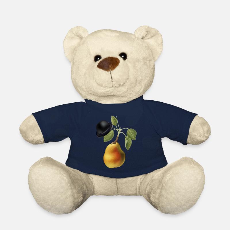 Magritte et la poire - Nounours - bleu marine