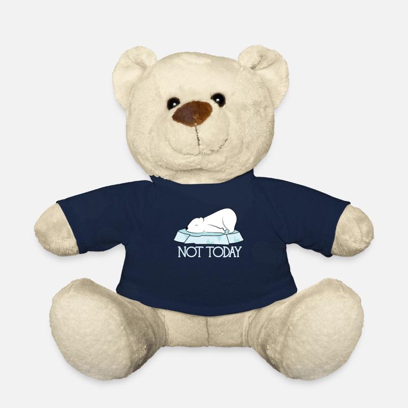 Not Today Polar Bear - Not Today! - Teddy Bear - french navy