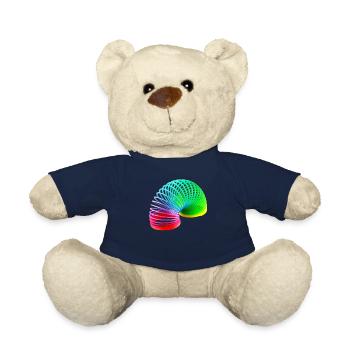 Slinky best - colorful - Teddy Bear - french navy - Front