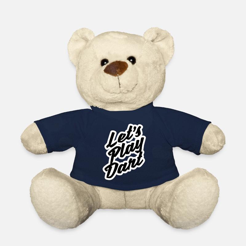 Dart darts dart player dartboard gift - Teddy Bear - french navy
