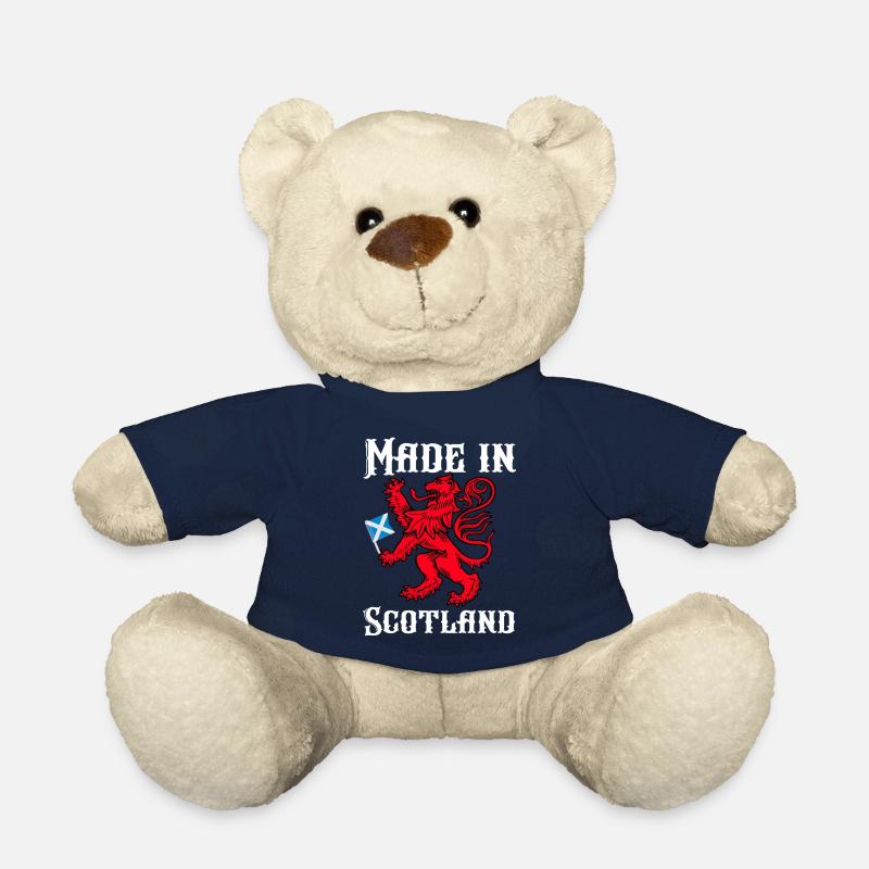 Made in Scotland - Teddy Bear - french navy