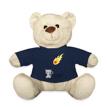 Kitty Katze Meteorit Katzenliebhaber witzig süß - Teddy - French Navy - Vorne