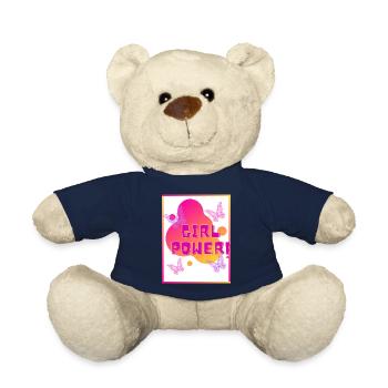 Girl POWER - Teddy - French Navy - Vorne