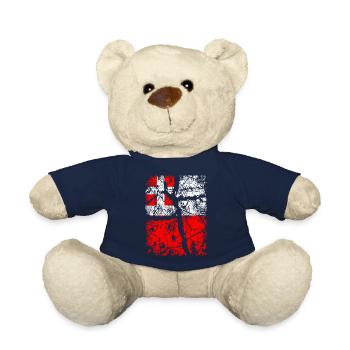 Utrecht Drapeau - Vintage avec Krakel - Nounours - bleu marine - Devant