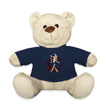 Japanisches Symbol Kanji für Ronin - Teddy - French Navy - Vorne
