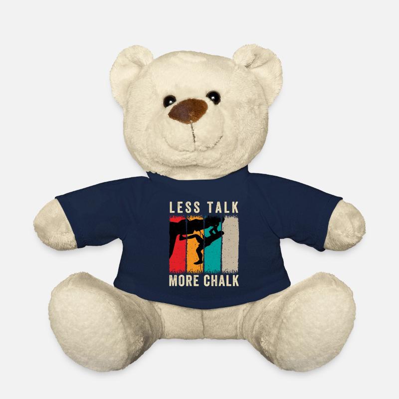 Rock Climbing Climber Less Talk - Teddy - French Navy