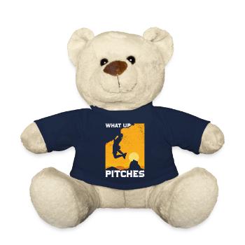 Rock Climbing Climber What Up - Teddy Bear - french navy - Front