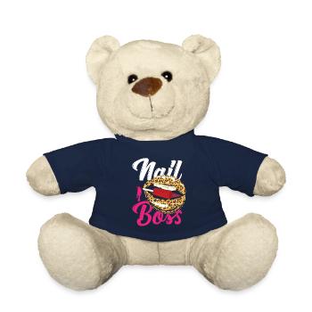 Nail Tech Quote Work Uniform Nail - Teddy - French Navy - Vorne