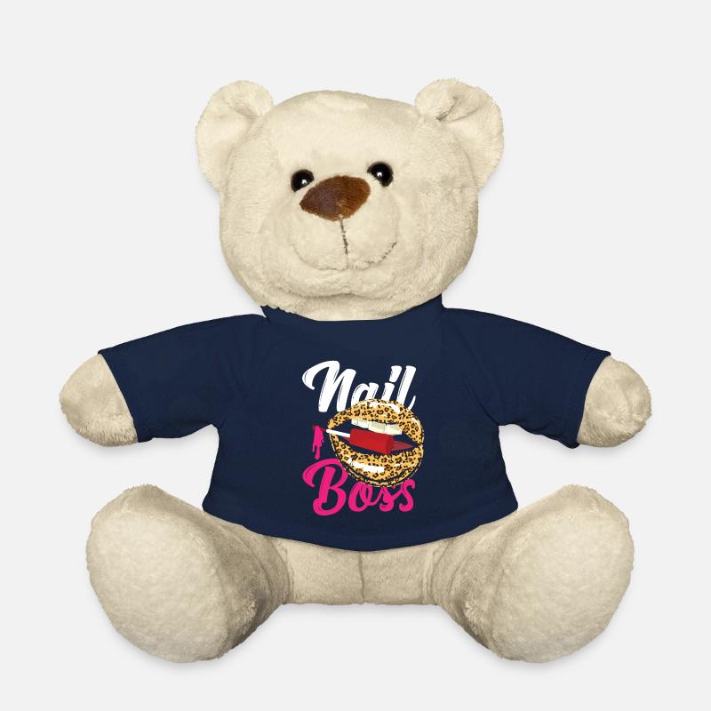 Nail Tech Quote Work Uniform Nail - Teddy - French Navy