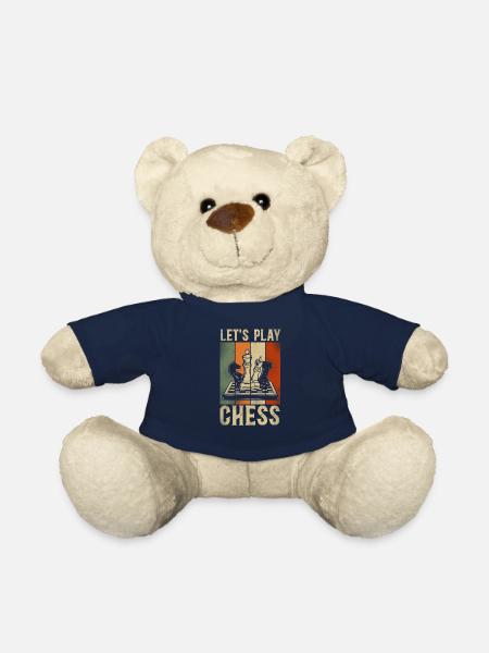 Chess Player Chess Piece Vintage - Teddy - French Navy