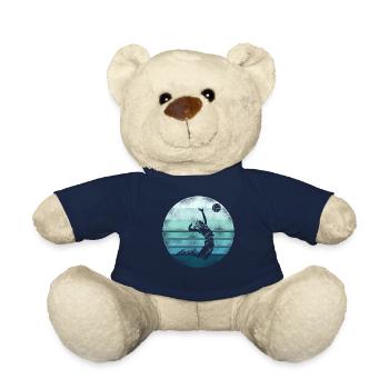 Volleyball Player Team Retro - Teddy Bear - french navy - Front