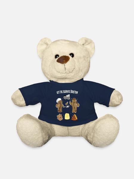 kit de survie breton - Nounours - bleu marine