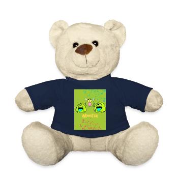 Monster - Teddy Bear - french navy - Front