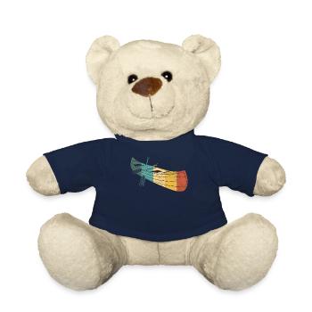 Canoe Canoeing Retro Vintage - Teddy - French Navy - Vorne