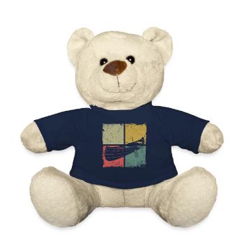 Canoe Canoeing Retro Vintage - Teddy - French Navy - Vorne