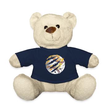 Baseball Fan Fire Vintage - Teddy - French Navy - Vorne
