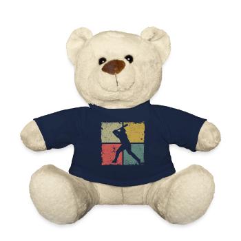 Baseball Fan Retro Vintage Batter - Teddy - French Navy - Vorne