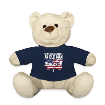 Archery Bow Archer Vintage - Teddy Bear - french navy - Front