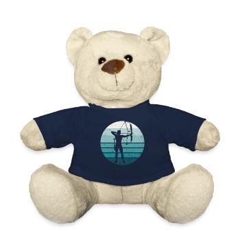 Archery Bow Archer Retro Vintage - Teddy - French Navy - Vorne