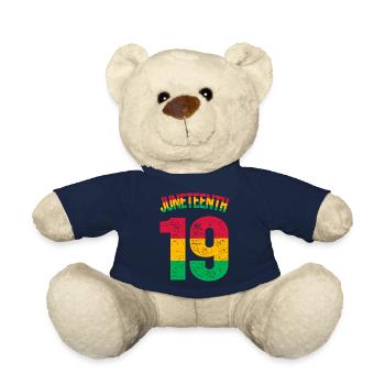Juneteenth - Teddy Bear - french navy - Front