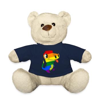 LGBT Dino - Teddy - French Navy - Vorne