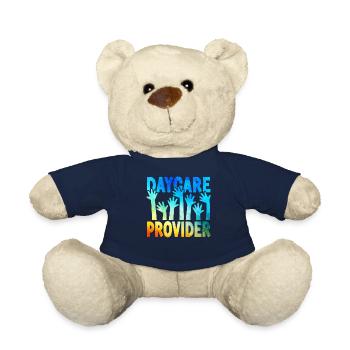 Childcare Daycare Provider Teacher - Teddy Bear - french navy - Front