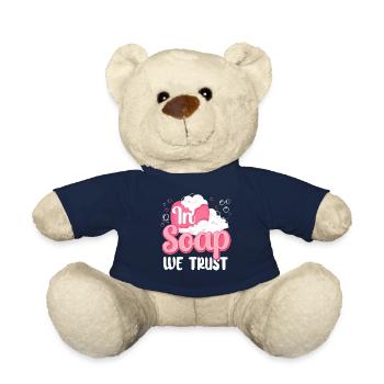 Soap Making Crafting In Soap We - Teddy Bear - french navy - Front