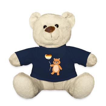 Teddybär Ballon Gay Bear Pride - Teddy - French Navy - Vorne