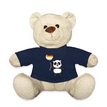 Panda Gay Bear Herzballon - Teddy - French Navy - Vorne