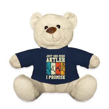 Buck Deer Hunting Hunter Vintage - Teddy - French Navy - Vorne