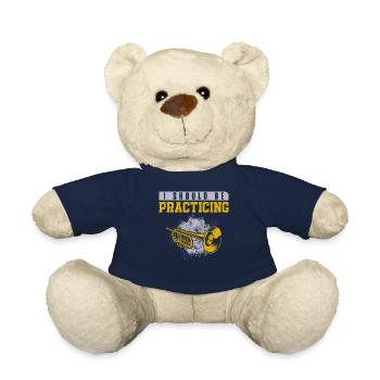 Trumpet Player Vintage I Should Be - Teddy Bear - french navy - Front