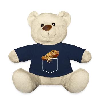 Savannah Monitor Eidechsentasche - Teddy - French Navy - Vorne