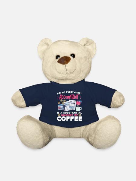 Comptable Comptable Comptable - Nounours - bleu marine