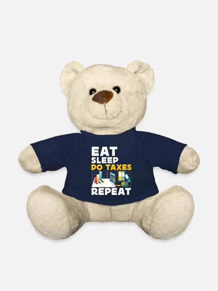 Comptable Comptable Comptable - Nounours - bleu marine