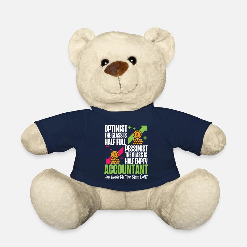 Comptable Comptable Comptable - Nounours - bleu marine