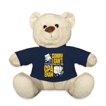 Accountant Bookkeeper Accounting - Teddy Bear - french navy - Front