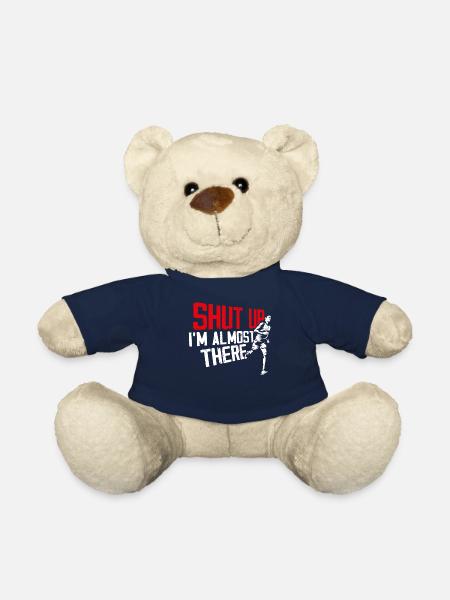Running Runner Half Marathon - Teddy Bear - french navy