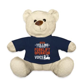 Certified Forklift Truck Operator - Teddy Bear - french navy - Front