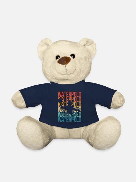 Water Polo Retro Vintage Water - Teddy Bear - french navy